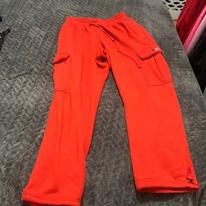 Red sweats size small medium